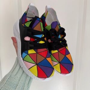 Colorful Geometric Shoes